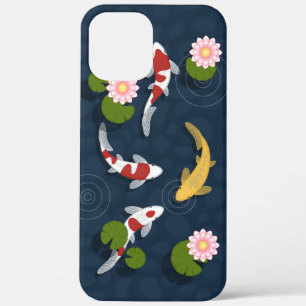 日本のコイ魚池 iPhone 12 PRO MAX ケース