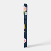 日本のコイ魚池 iPhone 15ケース (左側面)