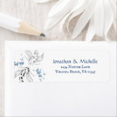 日本のコイ魚泳結婚ぐ住所 ラベル (インサイチュ)