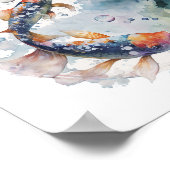 日本のコイ魚 ポスター (角)