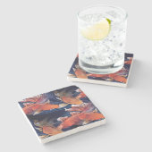 日本のコイ ストーンコースター (横)