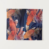 日本のコイ タペストリー (正面(横))