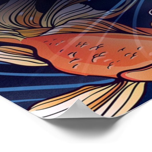 日本のコイ ポスター (角)