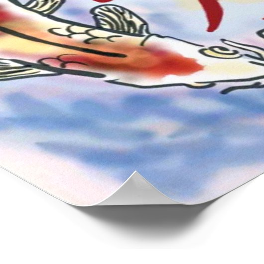 日本のコイ ポスター (角)