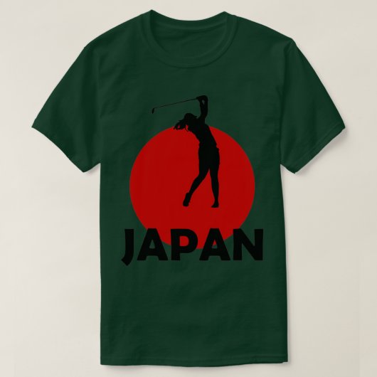 日本のゴルフ Tシャツ (デザイン正面)