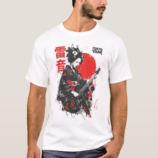 日本のサウンドギタリスト Tokyo Yami Tシャツ (正面)
