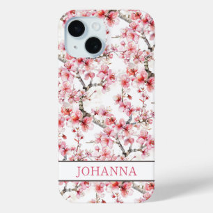 日本のサクラチェリー ブルーム iPhone 15ケース