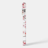 日本のサクラ桜の花 iPhoneケース (左側面)