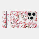 日本のサクラ桜の花 iPhoneケース (裏面横)