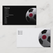 日本のサッカー 名刺 (正面/裏面)