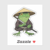 日本のサムライカエル シール (シート)