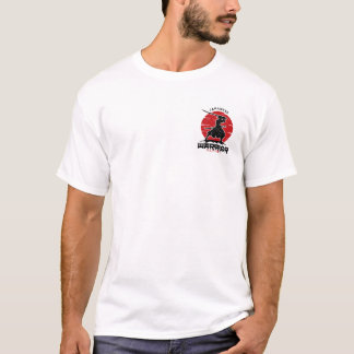 日本のサムライ戦士ビンテージグラフィックTシャツ Tシャツ
