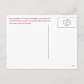 日本のサンタクロース, 1914日本のサンタクロース, 19 シーズンポストカード (裏面)