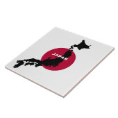 日本のシルエット タイル (側面)