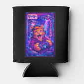 日本のシンセウェーブSF UFO猫クールゲーマー 缶クーラー (正面)