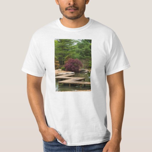 日本のジグザグ橋 Tシャツ (正面)
