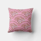 日本のスタイルおもしろいとバラ クッション (裏面)