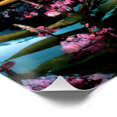 日本のスタイルで美しい自然アートデコル ポスター (コーナー)