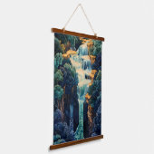 日本のスタイルカスケード滝 吊り下げ型タペストリー (傾斜あり)