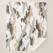 日本のスタイルクレーン:エレガントデザイン。 シェルパブランケット (正面)