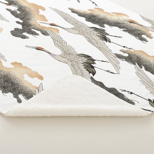 日本のスタイルクレーン:エレガントデザイン。 シェルパブランケット (3/4)