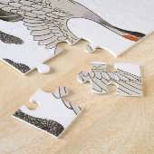 日本のスタイルクレーン：エレガントデザイン。 ジグソーパズル (側面)