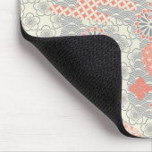 日本のスタイルパターン。イラストレーション。 マウスパッド (コーナー)