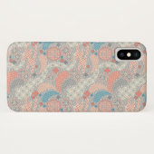 日本のスタイルパターン。イラストレーション。 Case-Mate iPhoneケース (裏面(横))