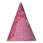 日本のスタイルパッチワークパターンデザイン パーティーハット (右)