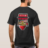 日本のスタイルラーメン店 Tシャツ (裏面)