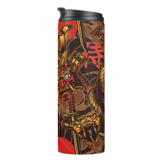 日本のスタイルヴィンテージのシームレスパターン タンブラー (回転右)