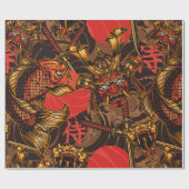 日本のスタイルヴィンテージのシームレスパターン ラッピングペーパー (フラット)