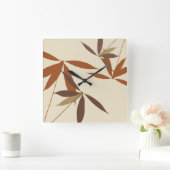 日本のスタイル壁時計 スクエア壁時計 (ホーム)