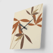 日本のスタイル壁時計 スクエア壁時計 (傾斜)