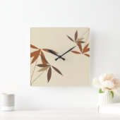 日本のスタイル壁時計 スクエア壁時計 (ホーム)