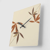 日本のスタイル壁時計 スクエア壁時計 (傾斜)