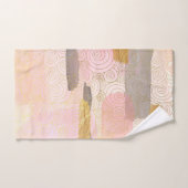 日本のスタイル抽象芸術の波エレガントのアートワーク| バスタオルセット (ハンドタオル)