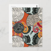 日本のスタイル葉書 ポストカード (正面/裏面)