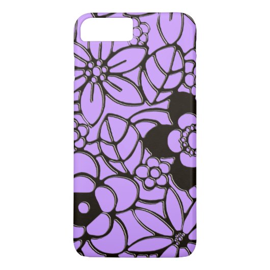 日本のスタイル豊かな花柄 Case-Mate iPhoneケース (裏面)