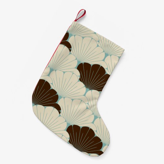 日本のスタイル青葉タイル スモールクリスマスストッキング (正面 (吊り時))