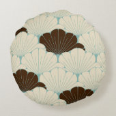 日本のスタイル青葉タイル ラウンドクッション (裏面)