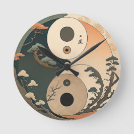 日本のスタイル ラウンド壁時計