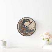 日本のスタイル ラウンド壁時計 (ホーム)