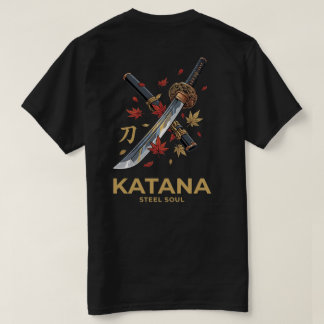 日本のスタイル - 刀鋼 Tシャツ