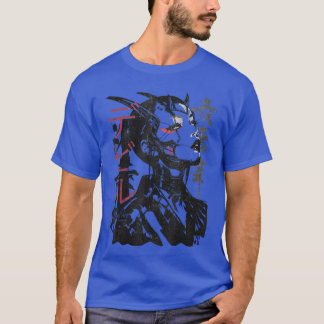 日本のストリートウェアサイバーパンク Y2Kファッション レトロな男性 Tシャツ