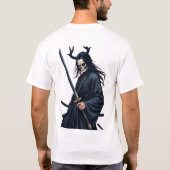 日本のストリートウェアダークアートスタイル, hal tシャツ (裏面)