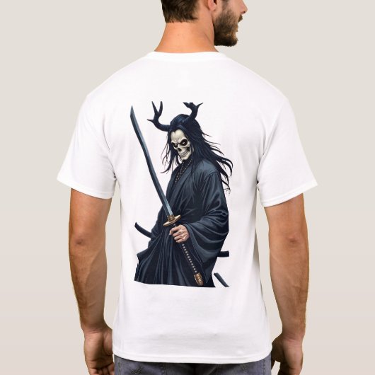 日本のストリートウェアダークアートスタイル, hal tシャツ (裏面)