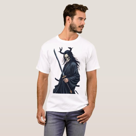 日本のストリートウェアダークアートスタイル, hal tシャツ (正面フル)