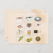 日本のスナック食品のポストカード ポストカード (正面/裏面)