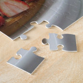 日本のスパゲッティ & イチゴのケーキ ジグソーパズル (側面)